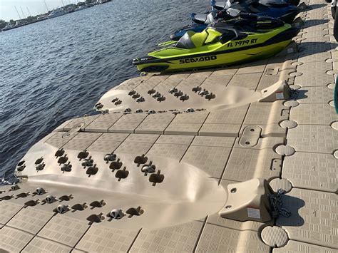 Portable jet ski dock.  Get the best modular and portable kayak docking systems with Jet...