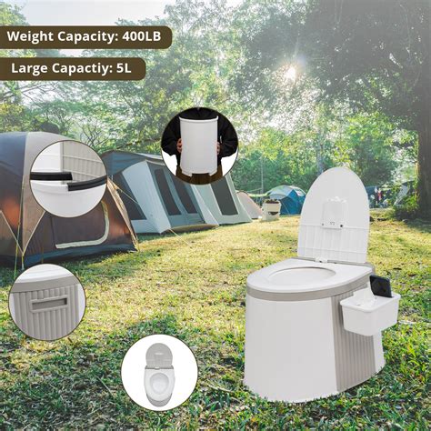Portable toilets for indoor use.  1 VINGLI Portable Toilet | Indoor Outdoo...
