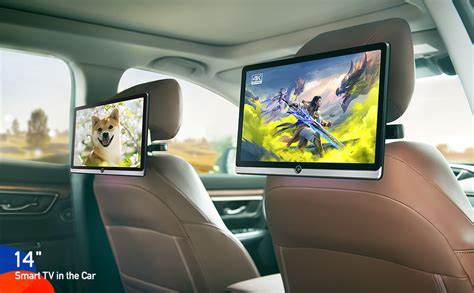 Portable tv for car.  It&rsquo;s designed for car use and is easy to install on headre...