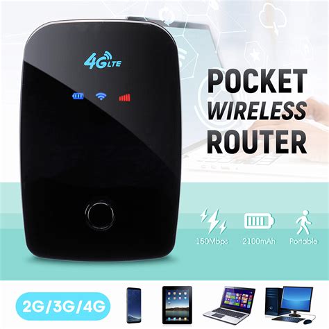 Portable wifi router. Haofy Mini Wifi Router, Portable 3G/4G WiFi Wlan Hotspot 150Mbps RJ45 USB Wireless Router, Wireless Router. Tomshine 4G LTE WiFi Router 300Mbps High-speed Wireless Router with SIM Card Slot 2 … 