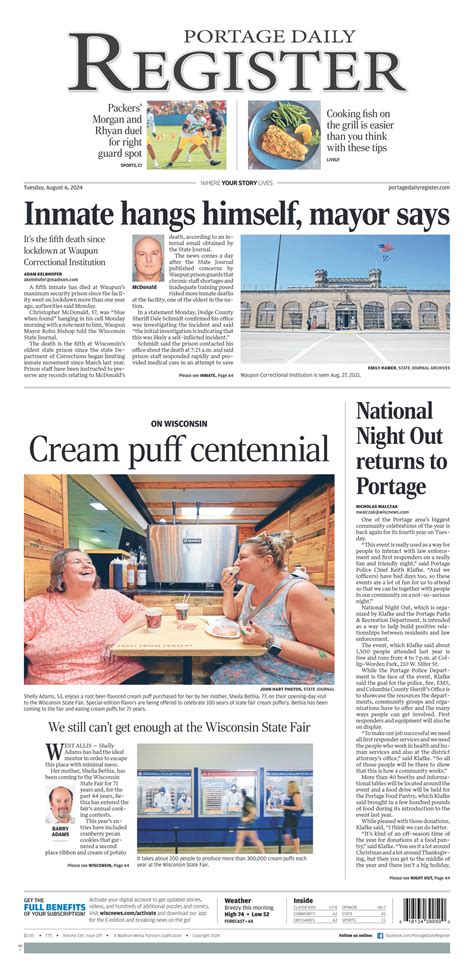 Portage daily register obituaries this week.  Just as she View most recent ob...