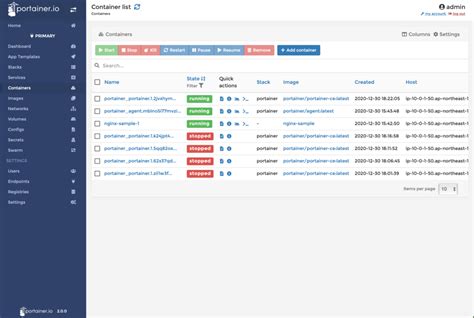 Portainer入門（on Amazon Linux 2） Scripts for Goeswell