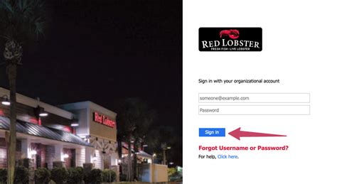 Portal.redlobster.com login. Sign in with your organizational account. User Account. Password 
