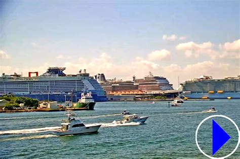 Cruise Port Camera Images Update Automatically. Some cruise port c