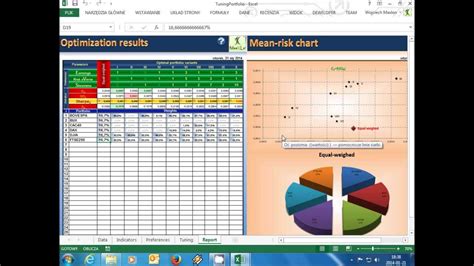 Portfolio Optimization Excel Template Flyer Template