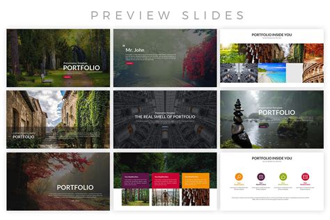 Portfolio Presentation Template Other Presentation Software Templates
