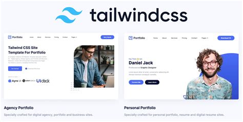 Portfolio Tailwind CSS Portfolio Web Template UIdeck
