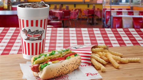 The building that is home to Portillo’s Hot Dog