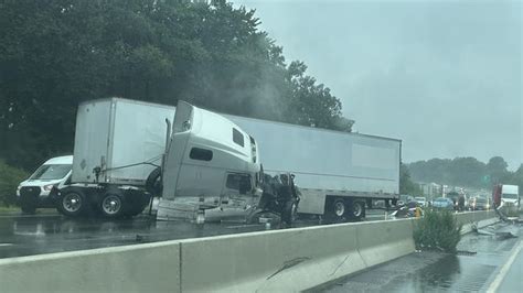 Portion of Mass Pike in Framingham reopens after jackknifed truck caused lengthy backups