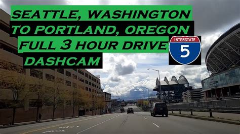 The distance from Seattle to Portland is approximately 180 miles (290 kilometres) and only takes about three hours if you stick to the I-5 freeway and don’t make any stops. If you decide to take the train or bus, the duration will be about the same, three-and-a-half hours, if you take a direct route.