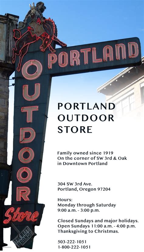 Portland outdoor store. Sierra offers the top brands for an active and outdoor lifestyle, with a vast selection of products for men, women, children & pets at amazing savings. Whether you enjoy running, camping, yoga, or hiking, you can find the best brands in apparel, footwear, gear and more—all at an incredible value. Visit us today at Portland, OR and discover everything … 