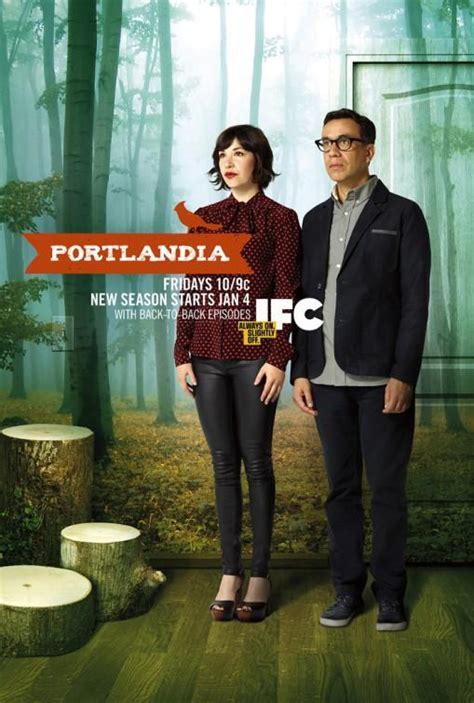 Portlandia tv show. Portlandia is a sketch comedy series created by Fred Armisen and Carrie Brownstein, featuring various eccentric characters … 