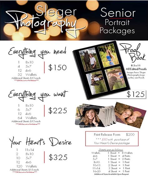 Portraits usa packages.  Calidad 100% Garantizada.  PORTRAIT PACKAGES Basi...