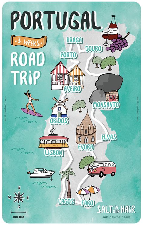 Portugal travel guide. For Lisbon and the south coast in winter, take closed shoes, a light jacket, a sweater, and a rain jacket and umbrella. For the northern parts (Porto) – a bit ... 