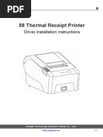 Pos printer driver setup 58mm.  The driver available on this link is the same as found on t...