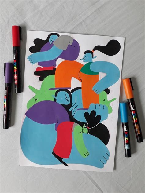 Posca Coloring