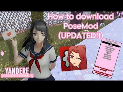 Posemod yandere simulator.  i even installed builds before august 3rd, 2017.  Yande...