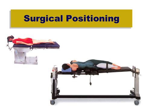 Positioning the Patient for Anorectal Surgical Procedures