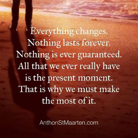 Positive Quotes on Instagram: "Life changes and nothing lasts …