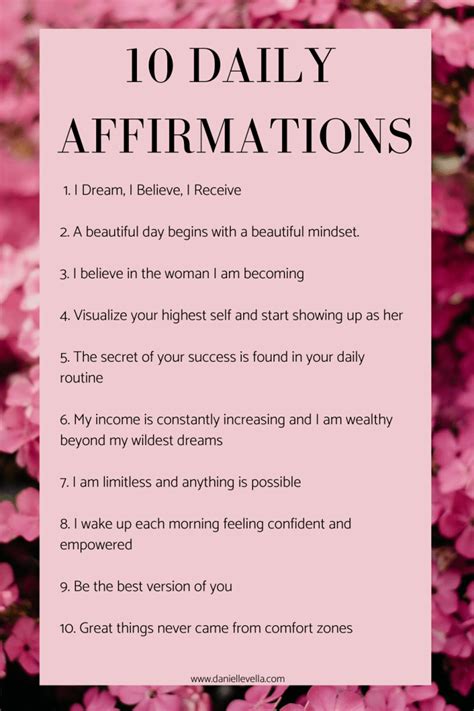 Positive daily affirmations. Positive affirmations are statements that reflect your desired state of being or goals. They are present-tense, empowering, and phrased in a way that affirms ... 