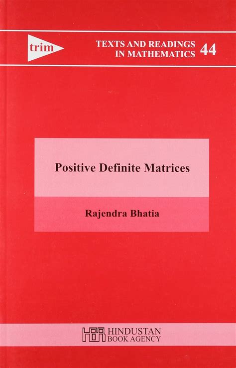 Download Positive Definite Matrices By Rajendra Bhatia