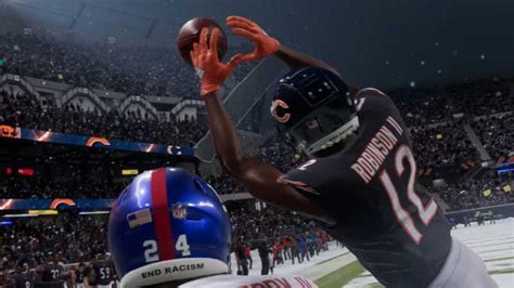 In Madden 16 The aggresive Catch Rac Catch And Possession Catch really impacted the game from 16-17 it kept getting improved. Buh a new improment could be a Aggresive/Posession Catch In 1 like they jump try to get the ball while tip toe catching or A "Agressive-Rac Catch" They run and dive to make a catch just a good suggestions in my opion and really increased the skill gap and only certain ...