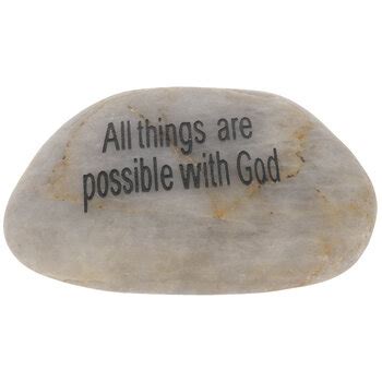 Possible With God Garden Stone Hobby Lobby