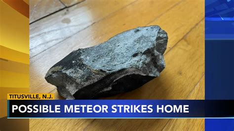 Possible meteorite smashes through roof of New Jersey home: police