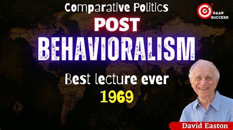 Post Behavioralism Post Behavioralism in Comparative Politics NTA