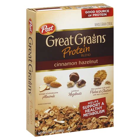 Post Great Grains Protein Blend Cinnamon Hazelnut - H-E-B