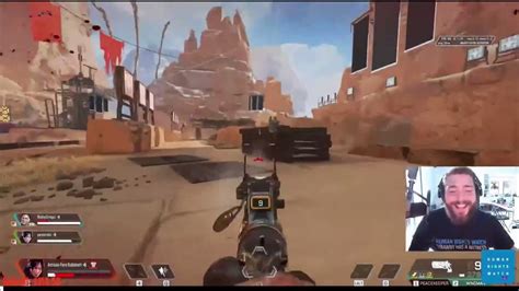 Post Malone 1v1s aceu in Apex Legends and is left speechless I can t hit him 