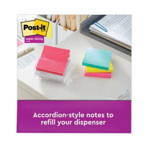 Post it note adhesive spray.  Post it Dispenser Notes 3 in.  They also st...