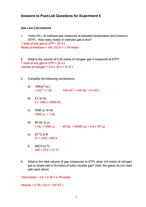Post lab questions answer key. Question: Experiment 6 Post Lab Questions Please answer the following questions at the end of the report in your lab notebook, and write the question out before answering. 1. Describe the three main steps involved with Thin Layer Chromatography. (3 points) 2. Discuss the scientific theory behind Thin Layer Chromatography (TLC). (3 points) 3. 