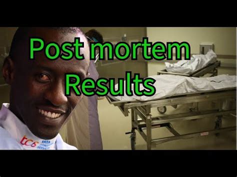Post mortem results how long.  Search Search or ask a question.  A preliminary cause of deat...