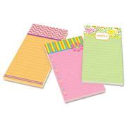 Post-it Notes Super Sticky MMM7366OFF3 Printed Note Pads, 4 x …