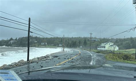 Post-tropical cyclone Lee makes landfall in Nova Scotia, Canada with winds of 70 miles per hour