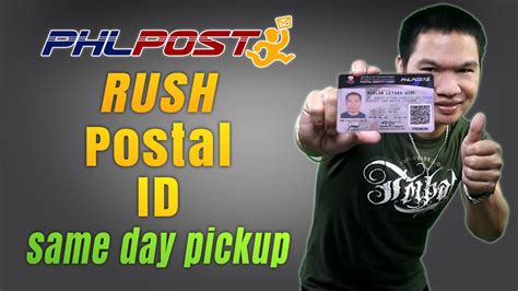 Postal ID - RUSH processing ng Postal ID available sa mga