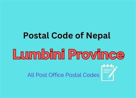 Postal code lumbini.  If you like to see the post office code in other Postal co...