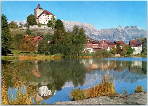 Postcard - Werdenberg Castle - Grabs, Switzerland eBay