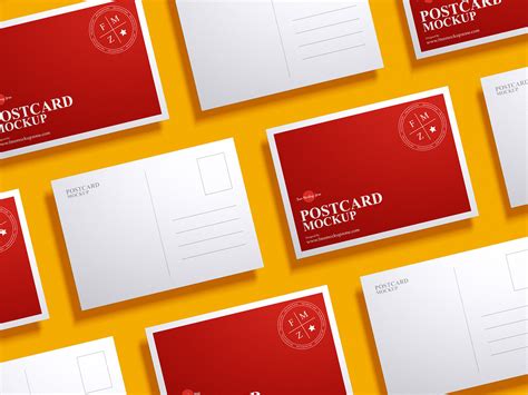 Postcard Mockup - Free Vectors & PSDs to Download