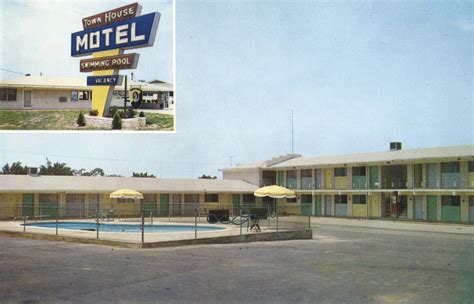 Postcard Swimming Pool Townhouse Motel Hwy 64-65 N in Conway, Arkansas …