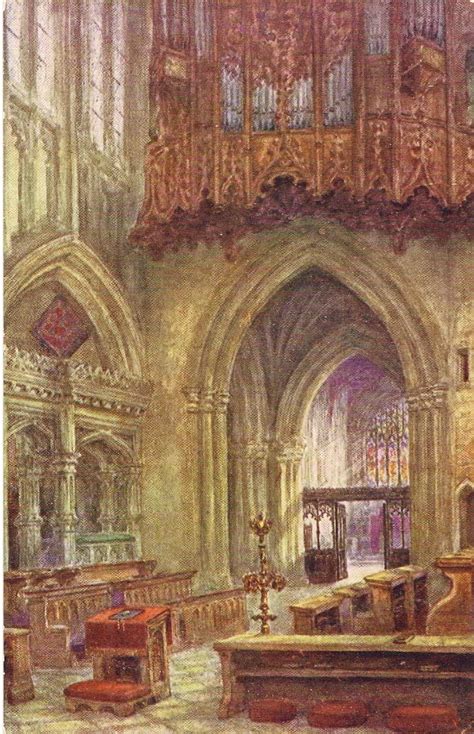 Postcard The Chancel, Stratford-On-Avon Church, Stratford-On …