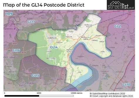 Postcode GL14 1ES