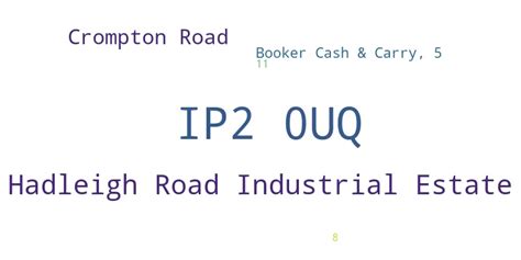 Postcode IP2 0UQ