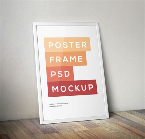 Poster Frame PSD MockUp GraphicBurger