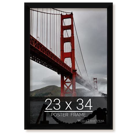 Craig Frames 1WB3BK 23 by 33-Inch Picture Frame, Smooth Finish, 1-Inch Wide, Black . Visit the Craig Frames Store. 4.4 4.4 out of 5 stars 2,116 ratings. $57.46 $ 57. 46. FREE Returns . Return this item for free. Free returns are available for the shipping address you chose. You can return the item for any reason in new and unused condition: no shipping ….