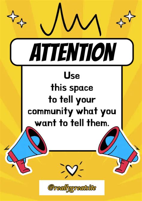 Poster template.  Capture attention with this playful poster template for tuitio...