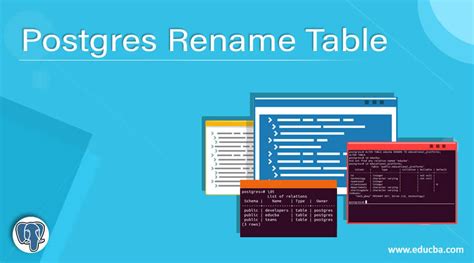 Postgres Rename Table Complete Guide to Postgres Rename Table