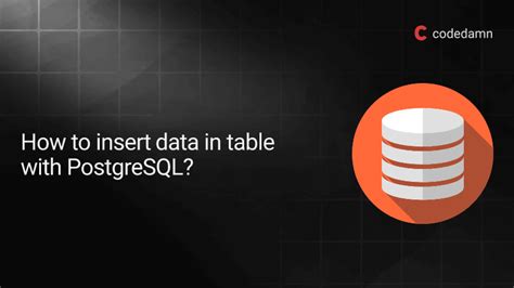 Postgres cte insert. 4 PostgreSQL 9.  Data Types 9.  It also serves as a...