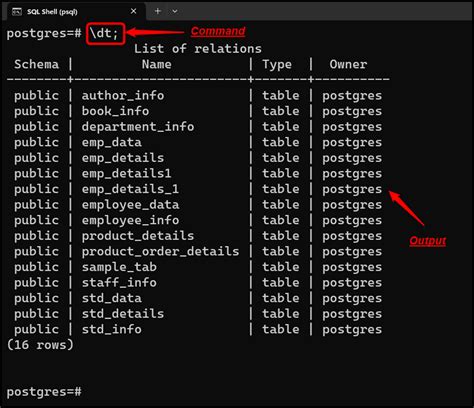Postgres serial type.  psql contains a command \password that can be used to change a ...